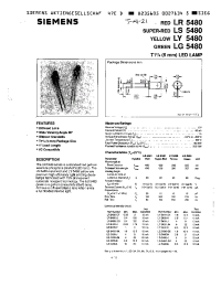 Datasheet LG5480-J manufacturer Siemens